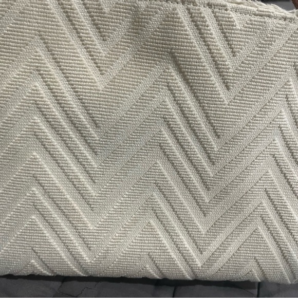 MISSONI Chevron-pattern small cotton-blend tote bag purse luxury vacation - Picture 8 of 16